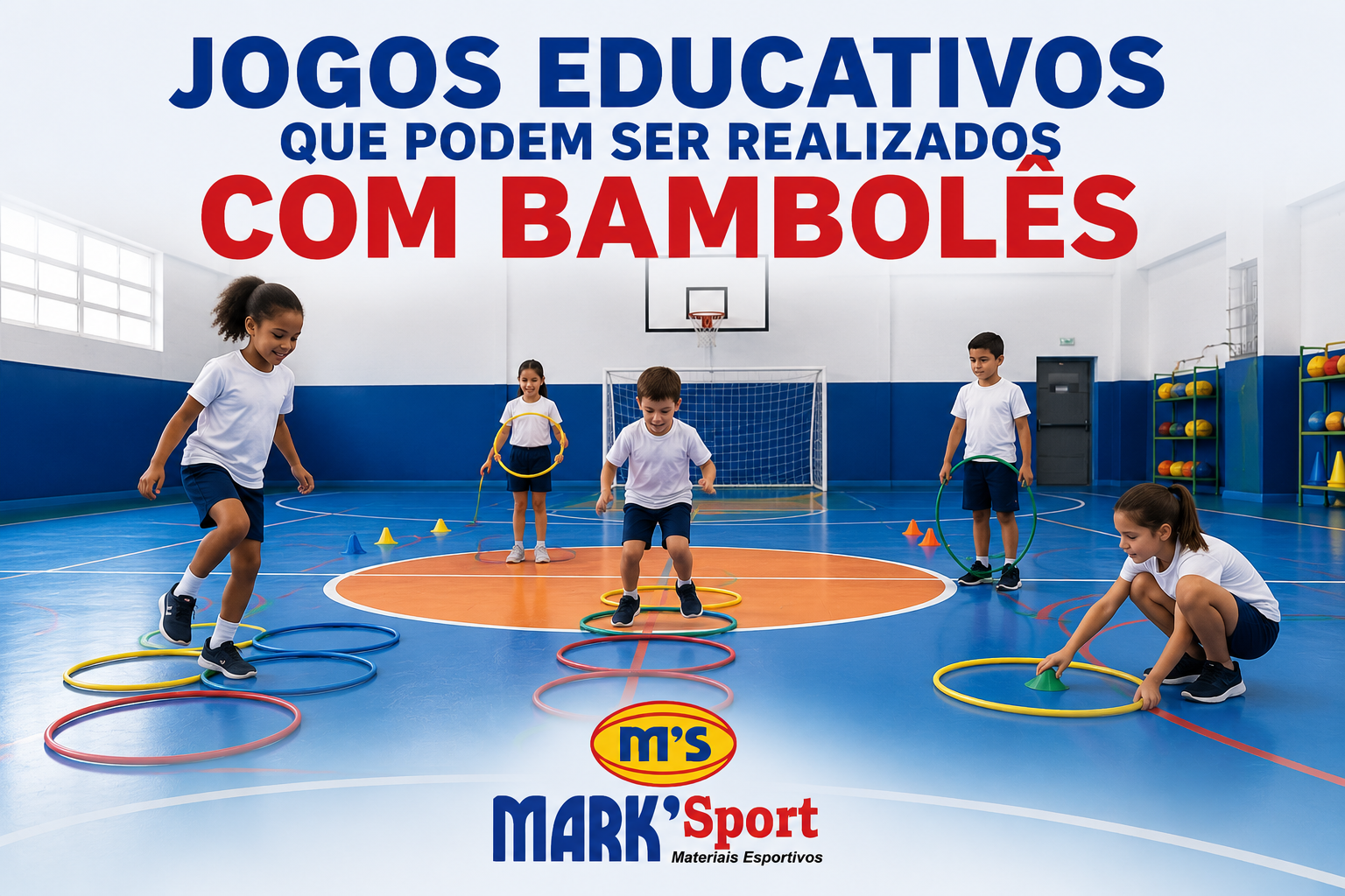 Jogos educativos que podem ser realizados com bambolês 