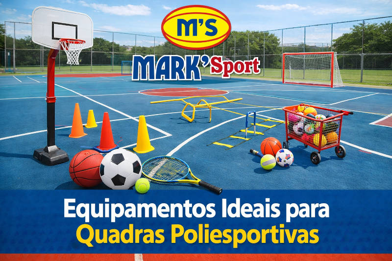 Equipamentos ideais para quadras poliesportivas