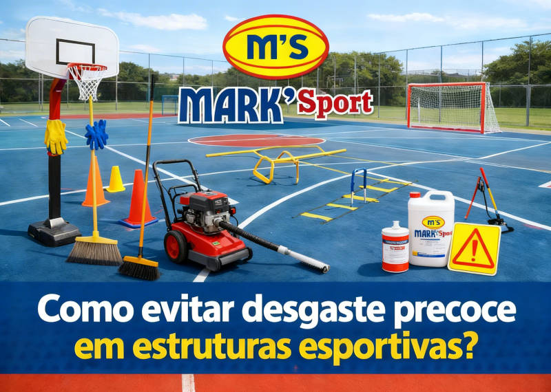 Como evitar desgaste precoce em estruturas esportivas?